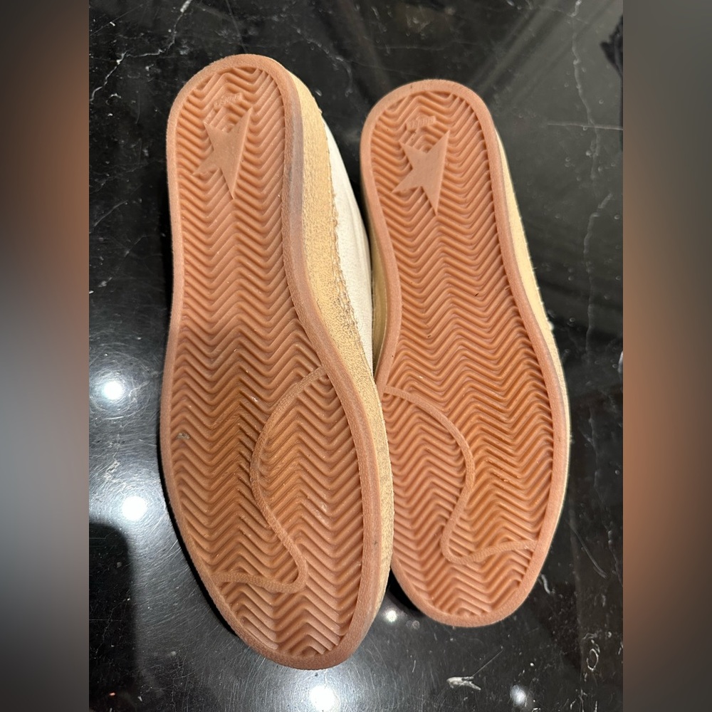 Golden Goose Cream and Tan Sneakers - Picture 2 of 6